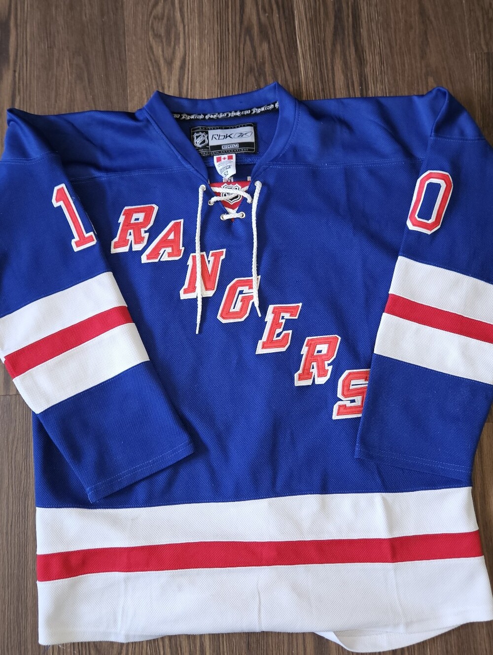 J.T. Miller New York Rangers Royal Blue NHL Hockey Jersey #10 Size 52 Reebok